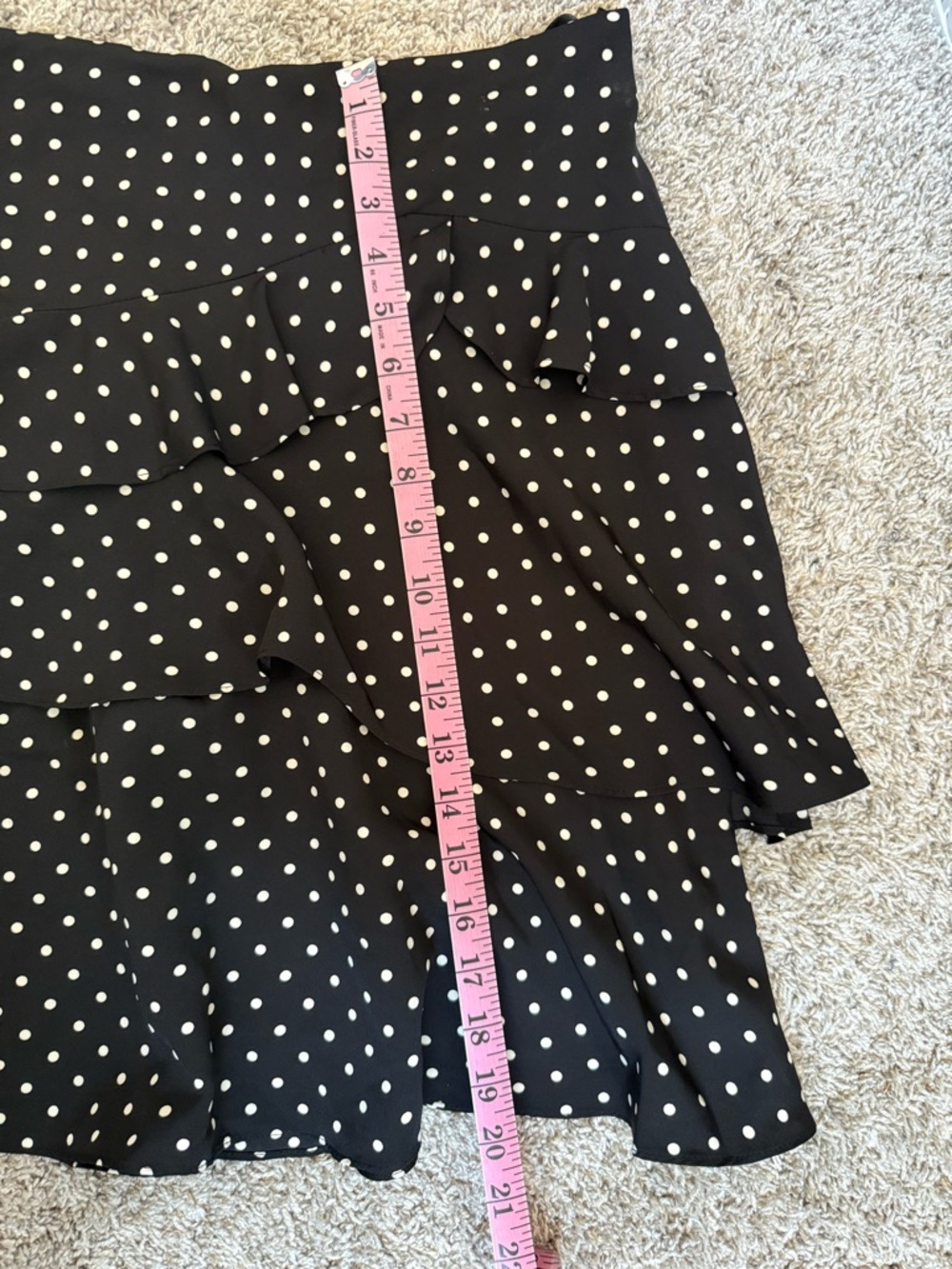 Ralph Lauren Black & White Polka Dot Tiered Cami - Picture 5 of 5